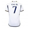 Real Madrid Vinicius Junior #7 Hjemmedrakt 2023-24 Kortermet